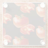 フレッシュトマト ガラスコースター (裏面)