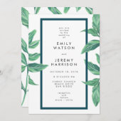 フレッシュトロピカルアイランドビーチ結婚式招待状 招待状 (正面/裏面)