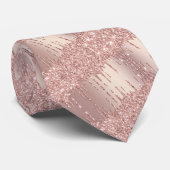フレッシュドリップスネックタイバラ金ゴールド赤面グリッター ネクタイ (ロール)