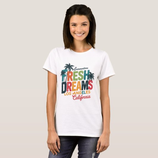 フレッシュドリームスロサンゼルスシティ Tシャツ (正面フル)