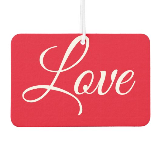 フレッシュナーハート形状 カーエアーフレッシュナー (正面)