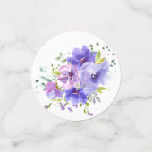 フレッシュバイオレットユニコーン誕生日装飾 コンフェッティ (スモール正面)