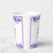 フレッシュバイオレットユニコーン誕生日装飾 紙コップ (右)