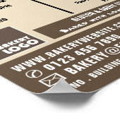 フレッシュバゲット、ベーカース、ベーカリーストア広告 ポスター (角)