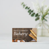 フレッシュバゲッ素朴ト、ベーカーズ、ベーカリー店 名刺 (スタンド正面)