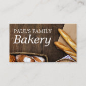 フレッシュバゲッ素朴ト、ベーカーズ、ベーカリー店 名刺 (正面)
