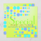 フレッシュバブルパーティー / 特別招待 招待状 (正面/裏面)