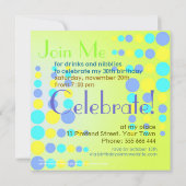 フレッシュバブルパーティー / 特別招待 招待状 (裏面)