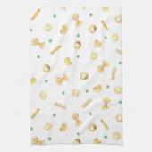 フレッシュパスタ水玉模様ミックス キッチンタオル (縦)