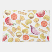 フレッシュパスタ&トマトスミックス キッチンタオル (横)