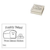 フレッシュパーソナライズされたパ焼いたッド ラバースタンプ (押印)