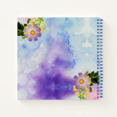 フレッシュビューティフル春の花 ノートブック (裏面)