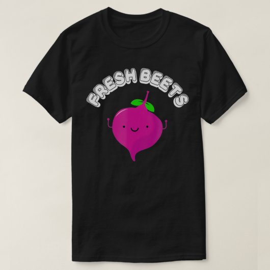 フレッシュビーツベジタリアン電子音楽f tシャツ (デザイン正面)