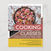 フレッシュピザ料理広告クラス チラシ (正面)