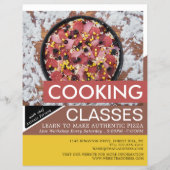 フレッシュピザ料理広告クラス チラシ (正面)