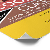 フレッシュピザ料理広告クラス ポスター (角)