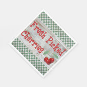 フレッシュピックさくらんぼ紙ナプキンス スタンダードランチョンナプキン (角)