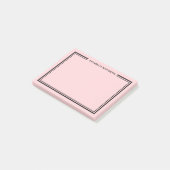 フレッシュピンクのモノグラム ポストイット (アングル)