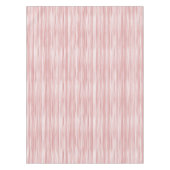 フレッシュピンクストライプ色のパターン テーブルクロス (正面)