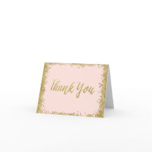 フレッシュピンク ゴールドグリッター サンクス