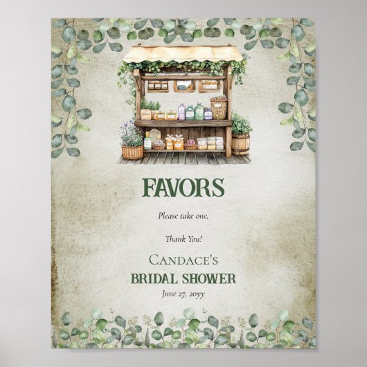 フレッシュファーマーズマーケットファームスタンドウィズサイン ポスター (正面)