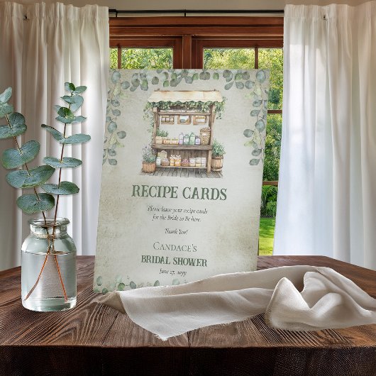 フレッシュファーマーズマーケットファームスタンドレシピカード 台座サイン