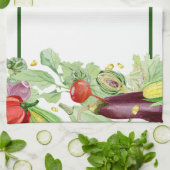 フレッシュファーマーズマーケット野菜 キッチンタオル (折り畳み)