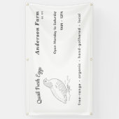 フレッシュファームウズイルエッグ 横断幕 (縦)