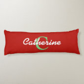 フレッシュフカラフルルーツイチゴモノグラムの ボディピロー (裏面)