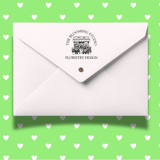 フレッシュフラワーストアフロントテーマ セルフインキングスタンプ