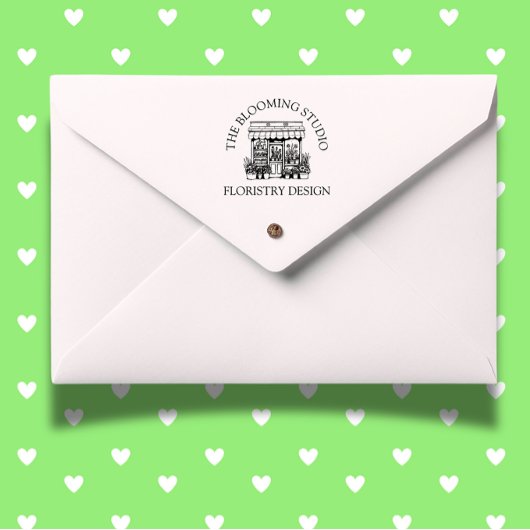 フレッシュフラワーストアフロントテーマ ラバースタンプ