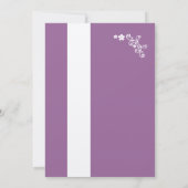 フレッシュフラワーブライダルシャワー 招待状 (裏面)