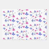 フレッシュフラワー包装紙 ラッピングペーパーシート (正面)