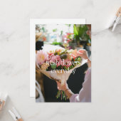 フレッシュフラワー グリーティングカード (正面/裏面インサイチュ)