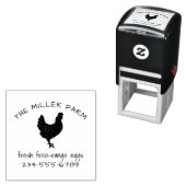 フレッシュフリーレンジエッグズファミリーファームチキン セルフインキングスタンプ (インサイチュ)