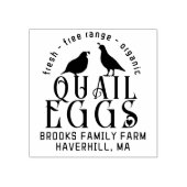 フレッシュフリーレンジオーガニックウズイルエッグカートンスタンプ ラバースタンプ (インプリント)