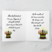 フレッシュフルーツのお祝い カード (内部)