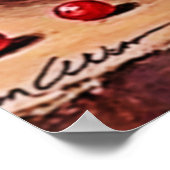 フレッシュフルーツのミックスデザイン ポスター (角)