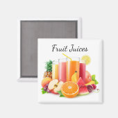 フレッシュフルーツジュース マグネット (正面/裏面)