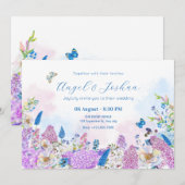 フレッシュフローラサマー結婚開花 招待状 (正面/裏面)