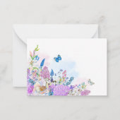 フレッシュフローラ夏開花 ノートカード (裏面)