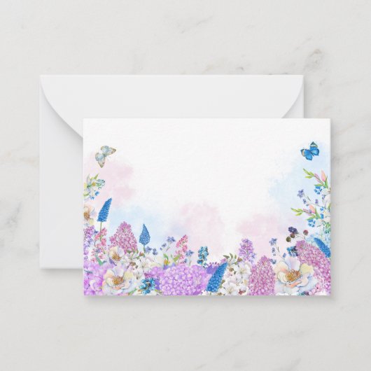 フレッシュフローラ夏開花 ノートカード (正面)