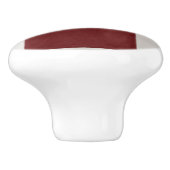 フレッシュブラウンベージュラウンド セラミックノブ (側面)