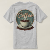 フレッシュブリューコーヒー Tシャツ (デザイン裏面)