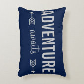 フレッシュブルータイポグラフィアドベンチャーシーカー アクセントクッション (正面(垂直))