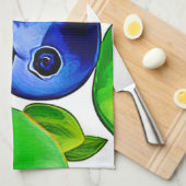 フレッシュブルーベリーアート キッチンタオル (四つ折り)