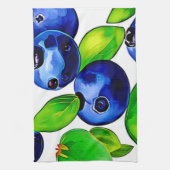 フレッシュブルーベリーアート キッチンタオル (縦)