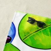 フレッシュブルーベリーアート ビーチタオル (インサイチュ)