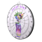 フレッシュブルーベリークールジュース飲料 – 夏のゲーム –  ダーツボード (正面右)