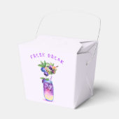 フレッシュブルーベリークールジュース飲料 – 夏のパーティー フェイバーボックス (正面サイド)